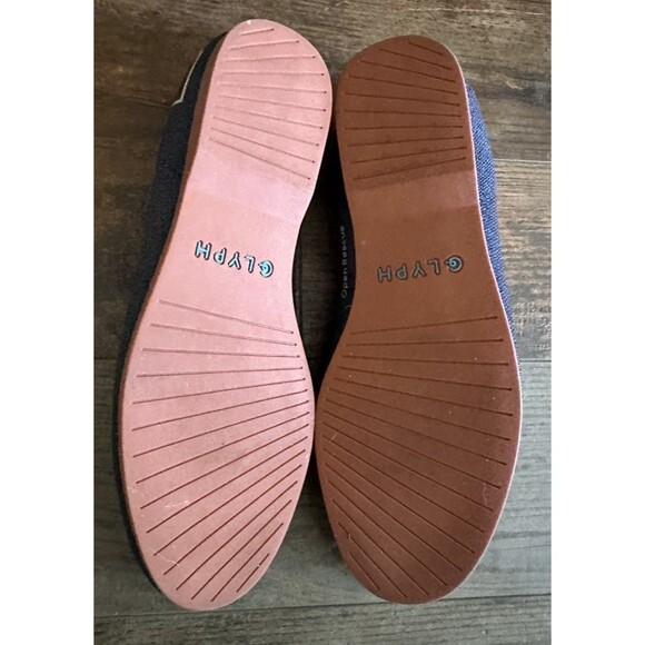 GLYPH Womens Knit Loafer Marlin Navy Blue Slip On Comfort Minimalist Shoes Sz 9 - Picture 8 of 11